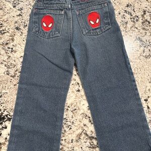 Spiderman Kids Jeans with Red Accents